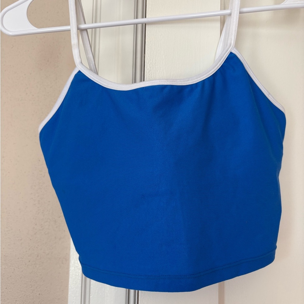 VDM The Label Blue Tank Top, NWOT